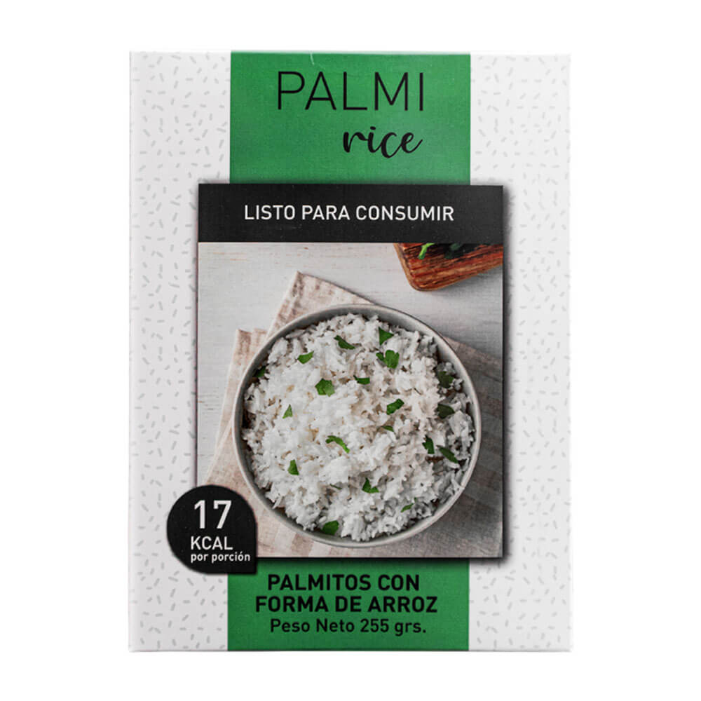 arroz de palmito sin gluten y libre de carbohidratos