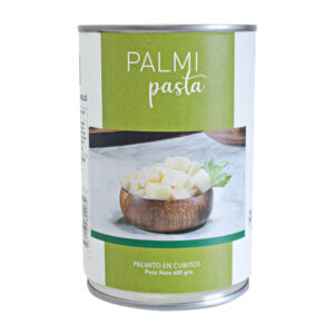 palmitos en cubitos palmipasta calidad premium lata de 400 gramos